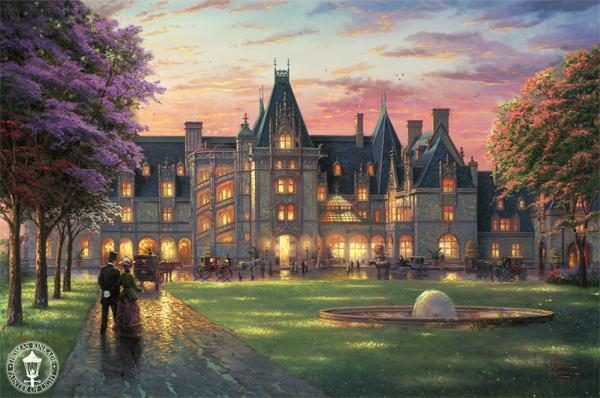 Thomas Kinkade elegant evening